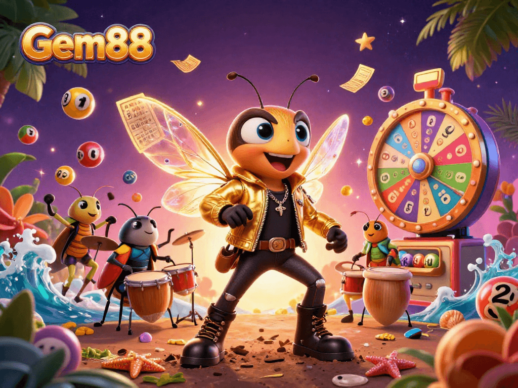 Engage with Gem88's vibrant gaming experience through thrilling lottery games and colorful visuals.