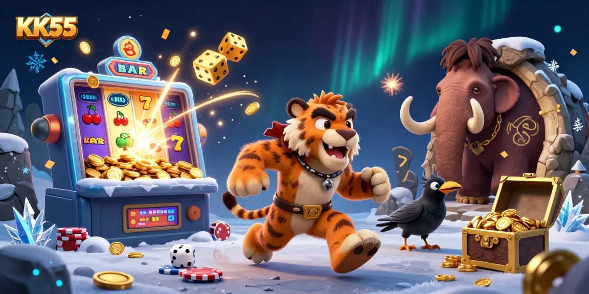 KK55 offers a unique prehistoric casino experience with exciting jackpots and dynamic gameplay.
