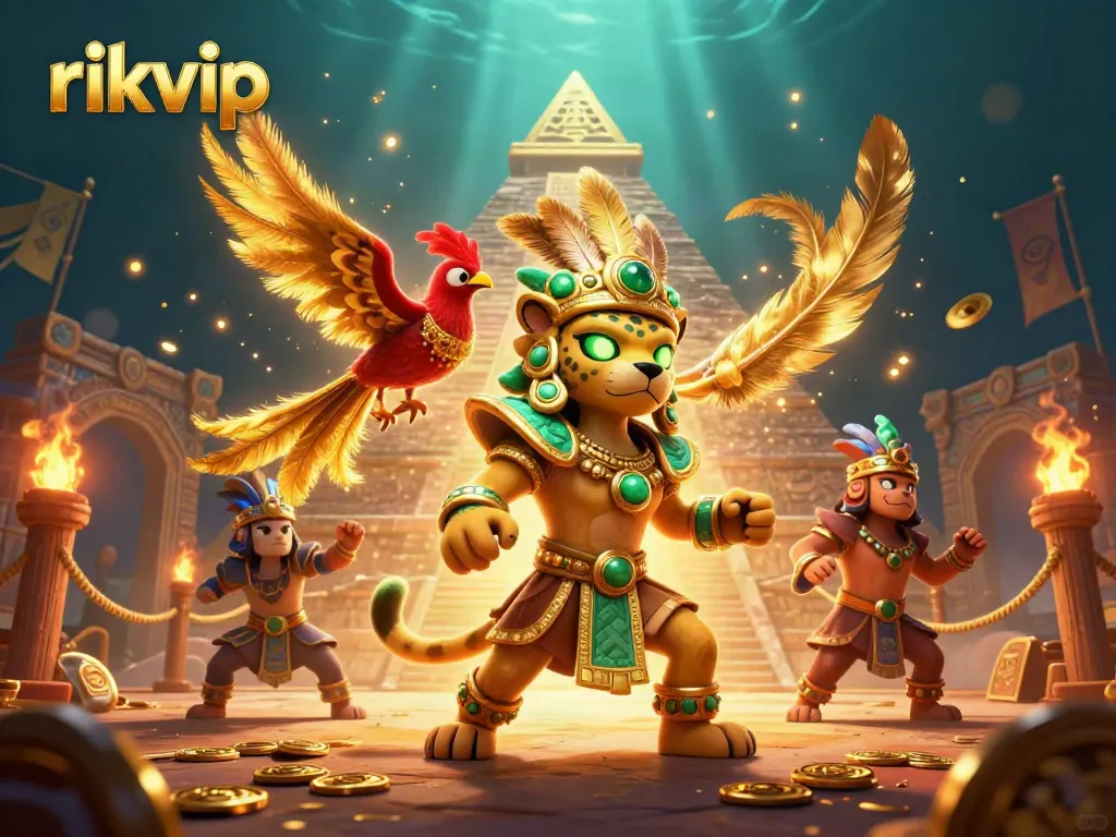 Engage in thrilling gameplay and win with rikvip through vibrant characters and casino elements.