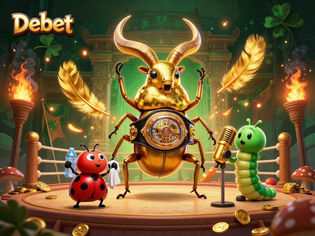 Debet introduces thrilling gaming with a giant stag beetle champion in an epic casino showdown