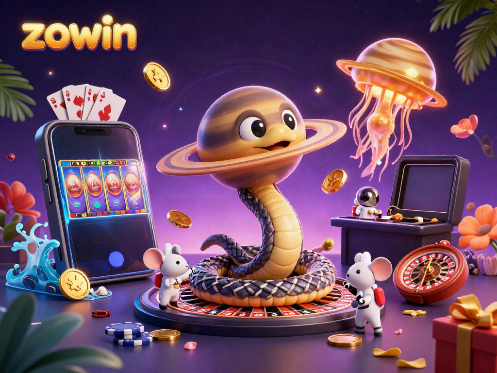 Engage with thrilling casino adventures at zowin featuring a cosmic roulette scene.