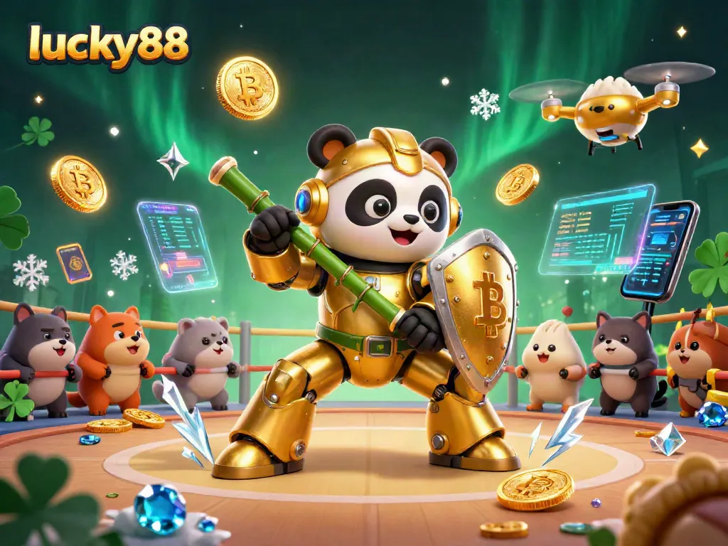 Experience thrilling cockfighting action at lucky88 with a golden panda pilot and dynamic game elements