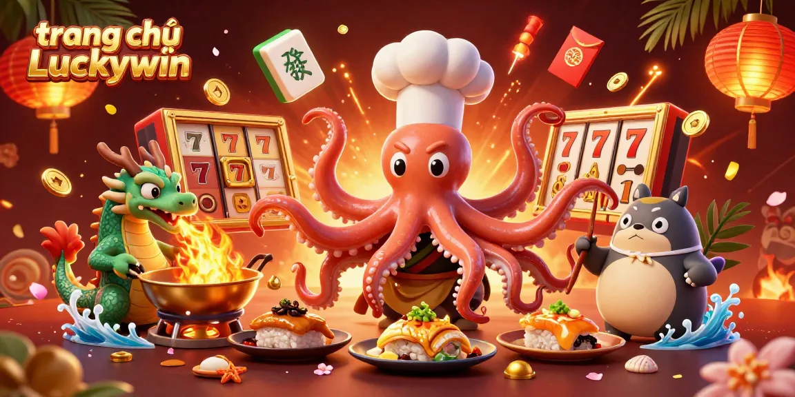 Engage in thrilling experiences at trang chủ Luckywin with exciting slot reels and animated characters.