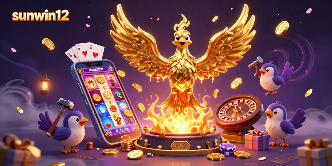Experience thrilling moments with sunwin12 as molten gold transforms into coins amidst exciting game elements.