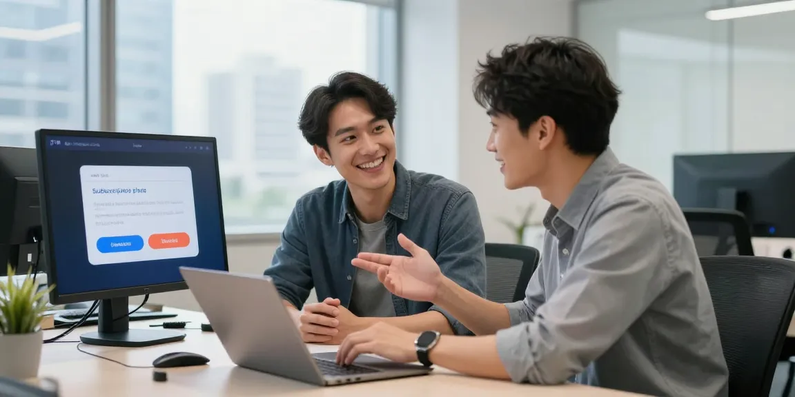 Expert IPTV reseller providing advice to a local business owner in a trusted community setting.