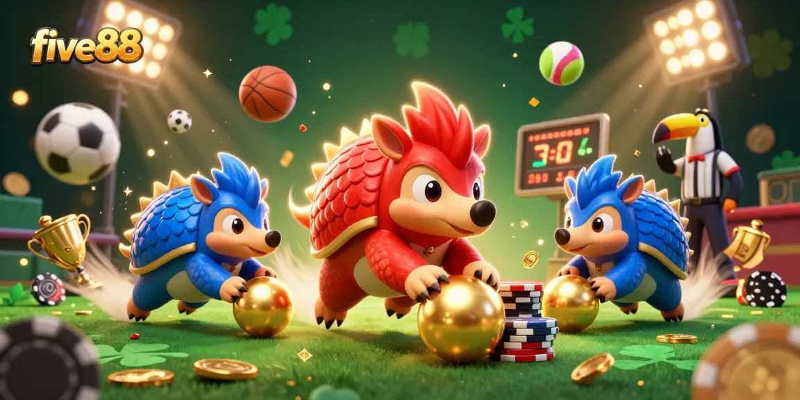 Engage in five88 casino excitement with dynamic pangolins bowling golden chips.