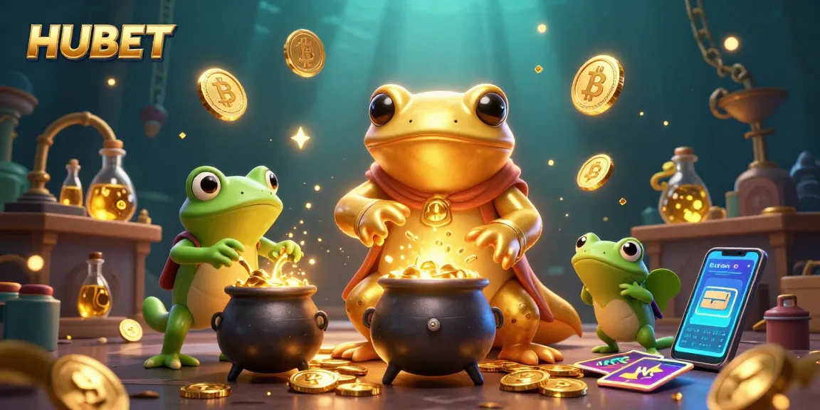 HUBET players enjoying thrilling gaming with golden alchemist and cryptocurrency elements
