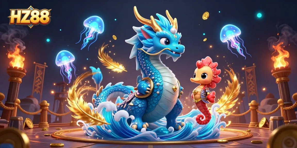 Experience thrilling gaming at HZ88 with vibrant casino characters and captivating elements.